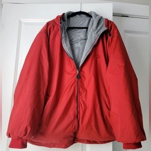 Red/Grey Nike Reversable Jacket, Men's L